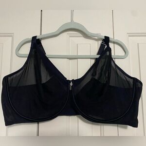 Curvy Couture Mesh Bra 46H